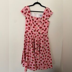 Strawberry Print Dress